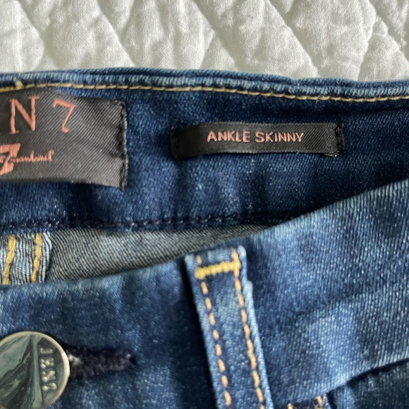 NWT Jen 7 Seven for All Mankind Ankle Skinny Jeans Sz 2 - Picture 4 of 6